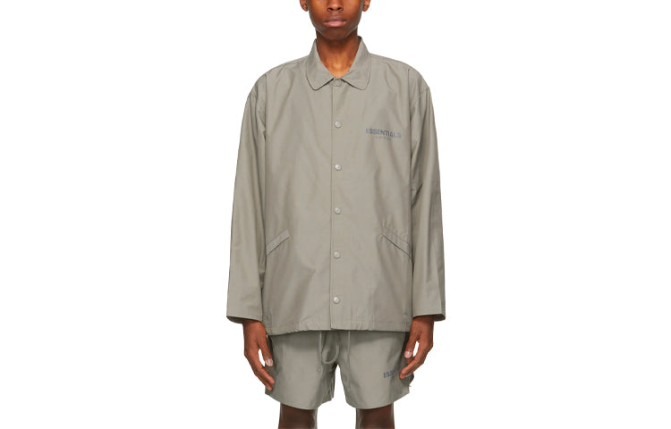 Fear of God Essentials FW21 Souvenir Jacket 'Taupe' FOG-FW21-082