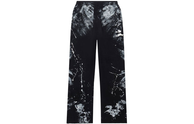Balenciaga Painter Sweatpants 'Black White' 641589TKVG21070
