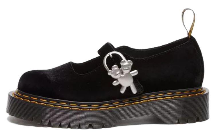 Dr.Martens Addina Bex x Heaven By Marc Jacobs Velvet Shoes 'Black' 31705001