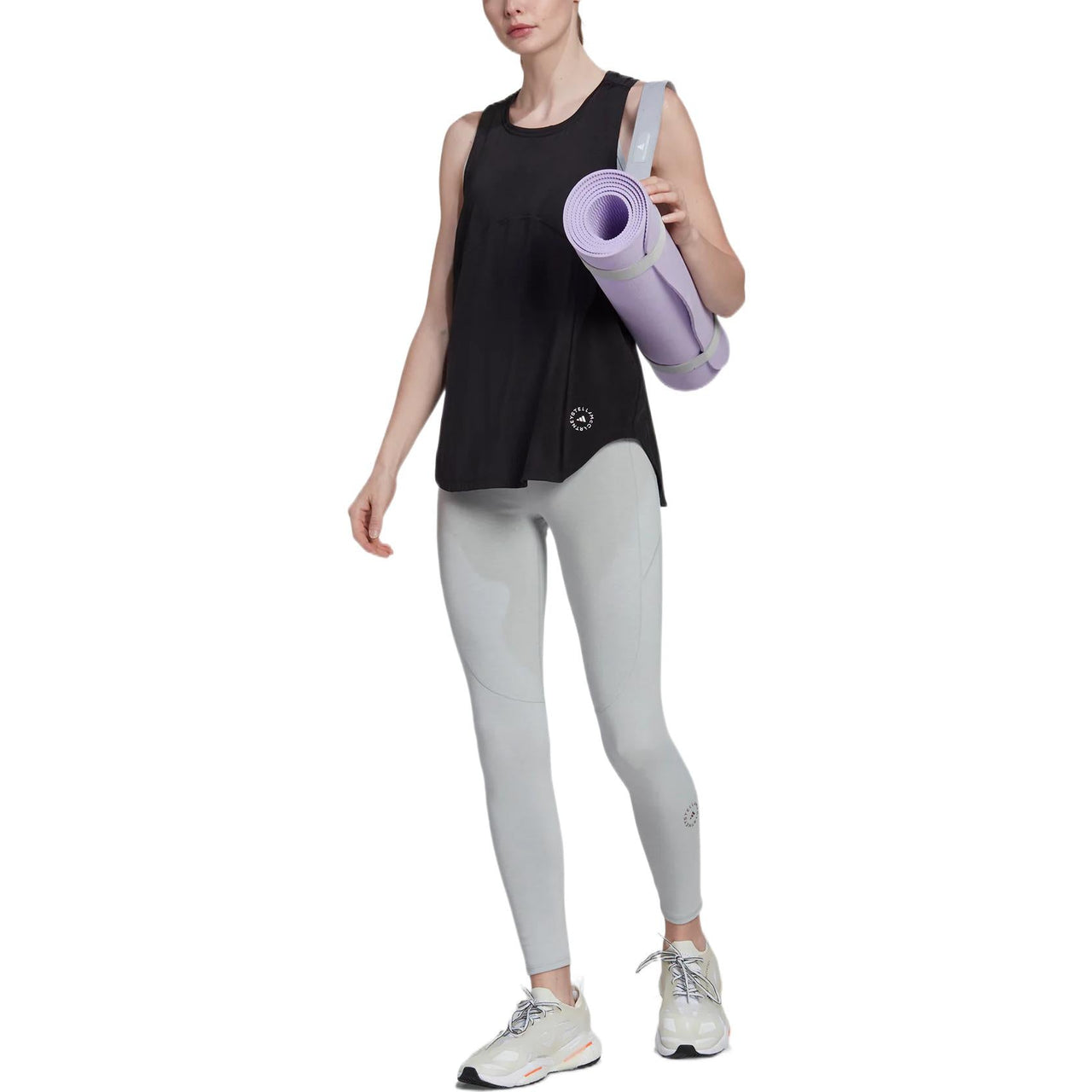(WMNS) adidas by Stella McCartney True Strength Yoga 7/8 Tight 'Grey' HH7222