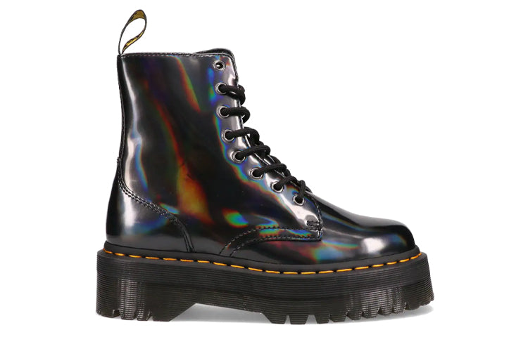 Dr. Martens Jadon Hologram Leather Martin Boots Black 26699029
