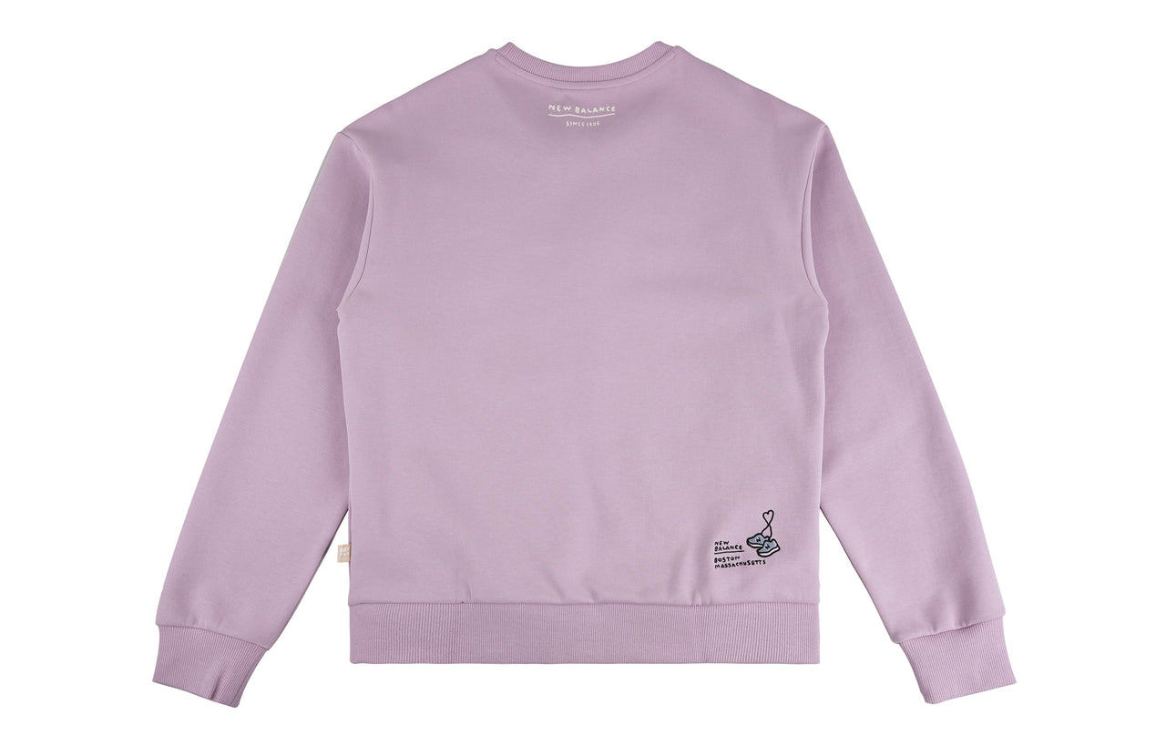 (WMNS) New Balance x Zero Per Zero Sweatshirt 'Purple' NCA47012-DV