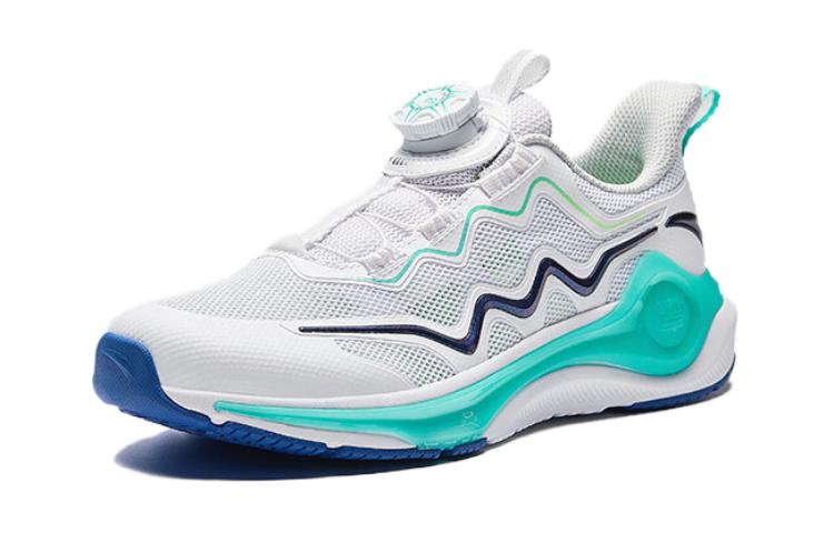 (GS) ANTA Running Series Sneakers 'White Teal' A312425511-3