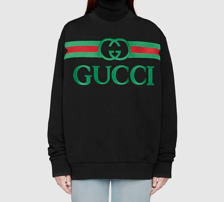 (WMNS) Gucci Big Logo Black 469250-XJCCG-1082