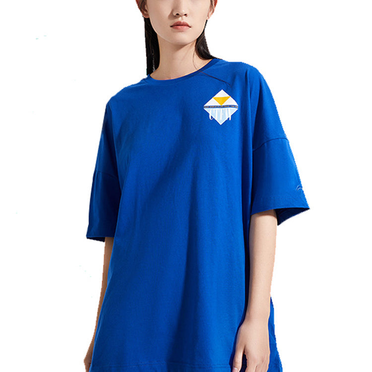 Li-Ning Counterflow Graphic T-shirt 'Blue' AHSQ352-3