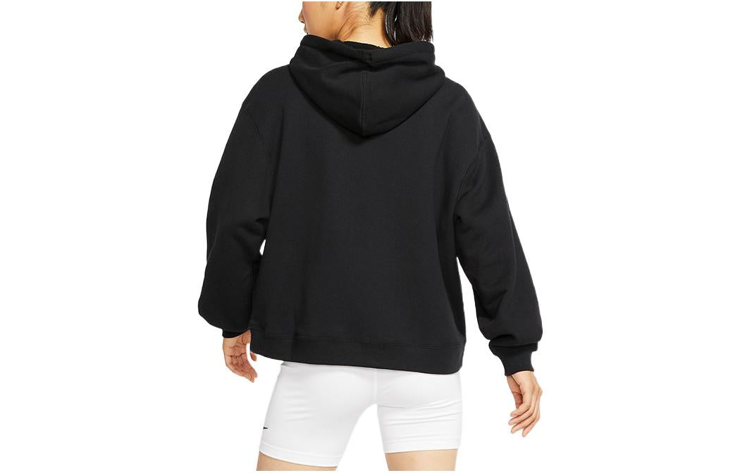 (WMNS) Nike Court Heritage Tennis Hoodie 'Black' AV0767-010