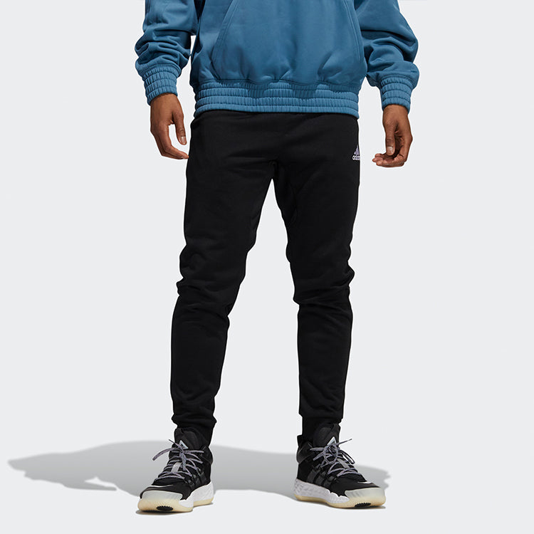 Men's adidas Ld Cz Pant Solid Color Polar Fleece Sports Pants/Trousers/Joggers Black H52955