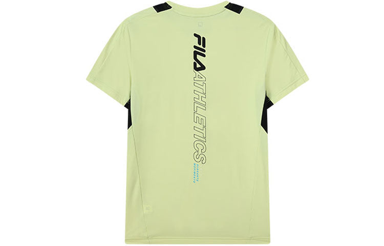 FILA Logo Letter Printing Round Collar Male Yellow A11M122101F-YE