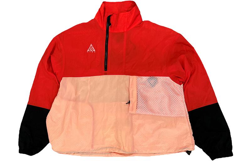 (WMNS) Nike Lab ACG Anorak 'Habanero Red Bleached Coral Black' BQ7292-634