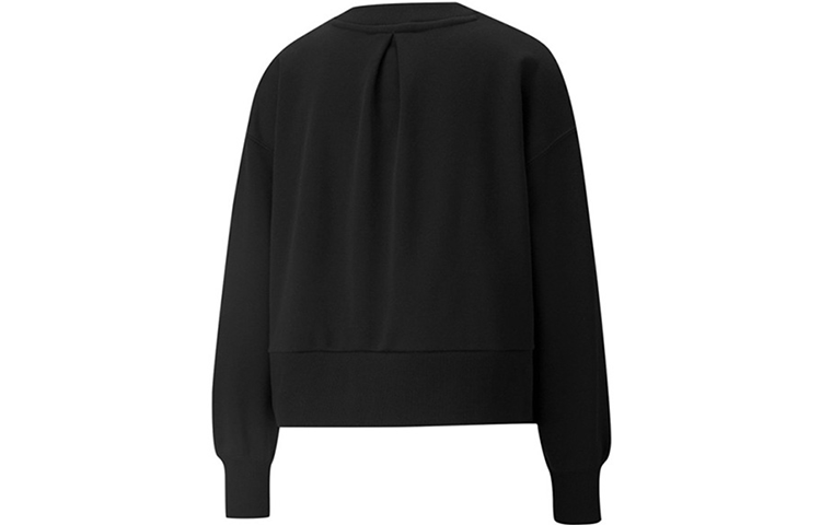 (WMNS) PUMA Classics Puff Sleeve Crew Neck Sweatshirt 'Black' 534370-01