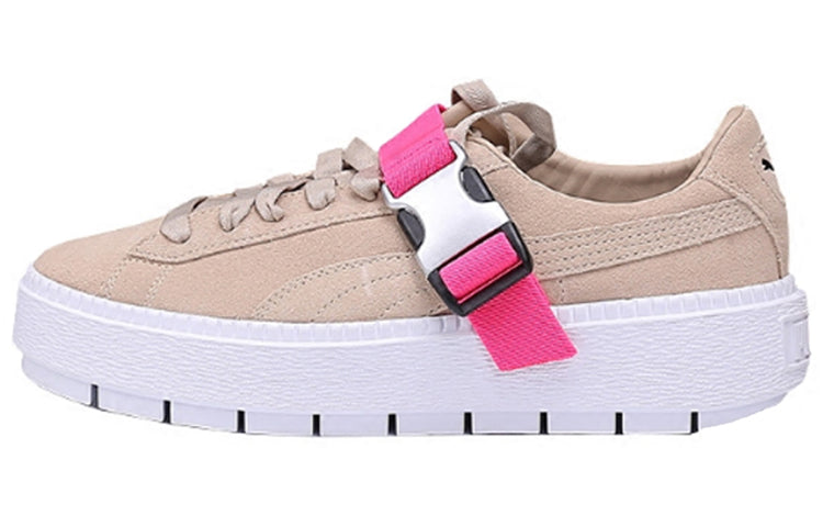 (WMNS) PUMA Fenty x Platform Trace Buckle 'Cement Pink' 367451-02