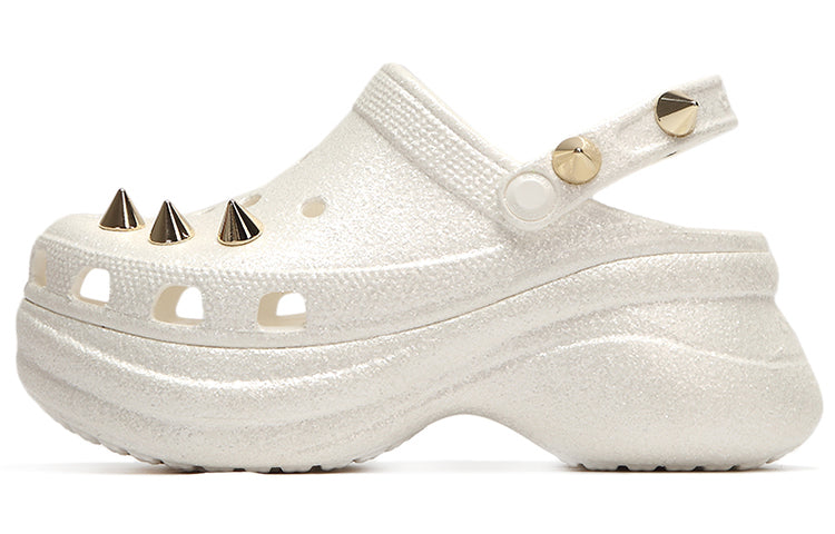 (WMNS) Crocs Outdoor Beach Sports Slippers White 206783-100