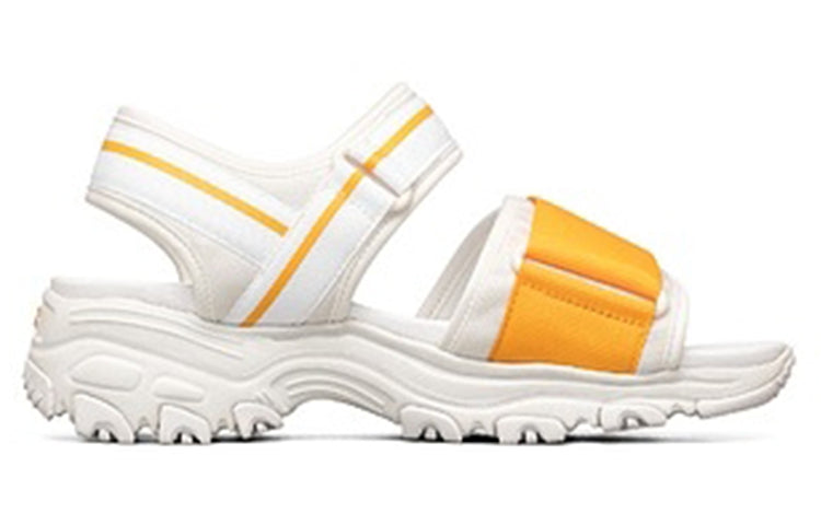 (WMNS) Skechers D'Lites 1.0 'White Yellow' 119239-WYL