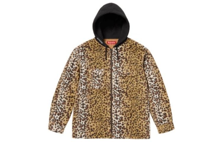 Supreme FW23 FW23 Week11 Fleece Zip Up Hoodie 'Brown' SUP-FW23-185