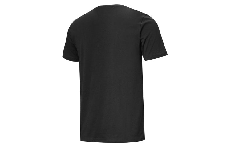 PUMA Summer Graphic Alphabet Large Logo Printing Short Sleeve Black 583875-01