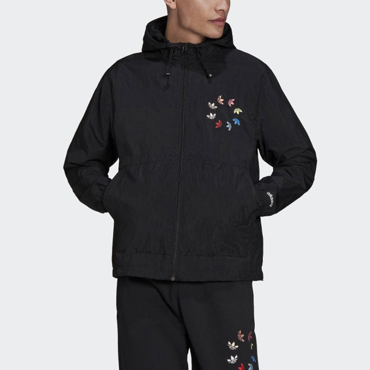 Men's adidas logo Sports Black Jacket H35650