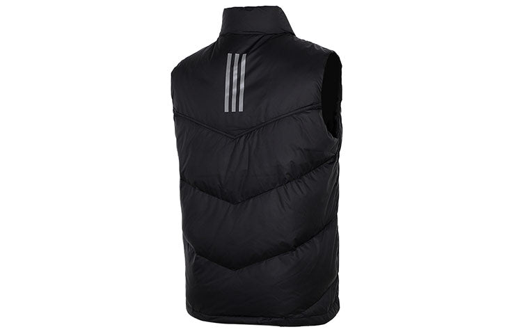 adidas Down Vest Outdoor Stay Warm Stand Collar Black H20775