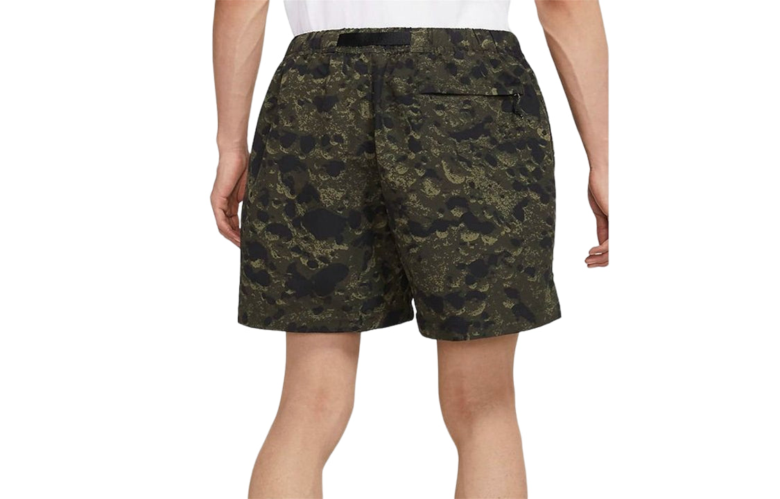 Men's Nike ACG Camouflage Belt Straight Loose Sports Shorts Camouflage DH7220-355