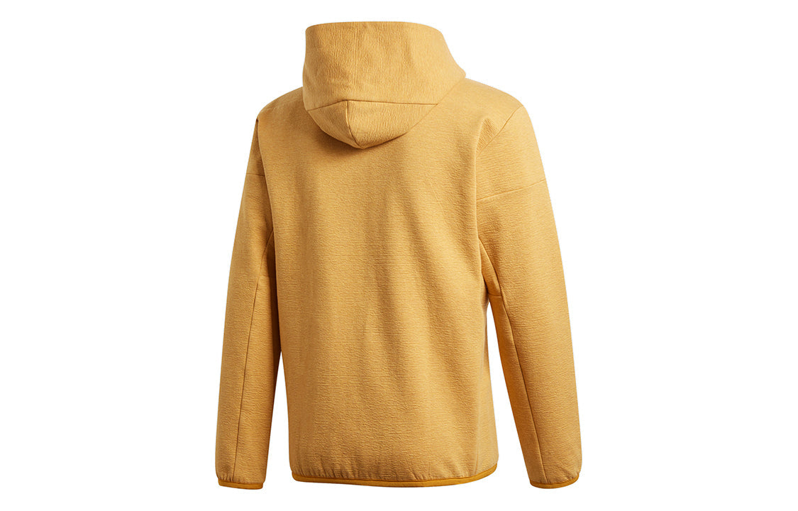 adidas Zne Fz M Winter Solid Color Fleece Lined Stay Warm Hooded Jacket GU2078