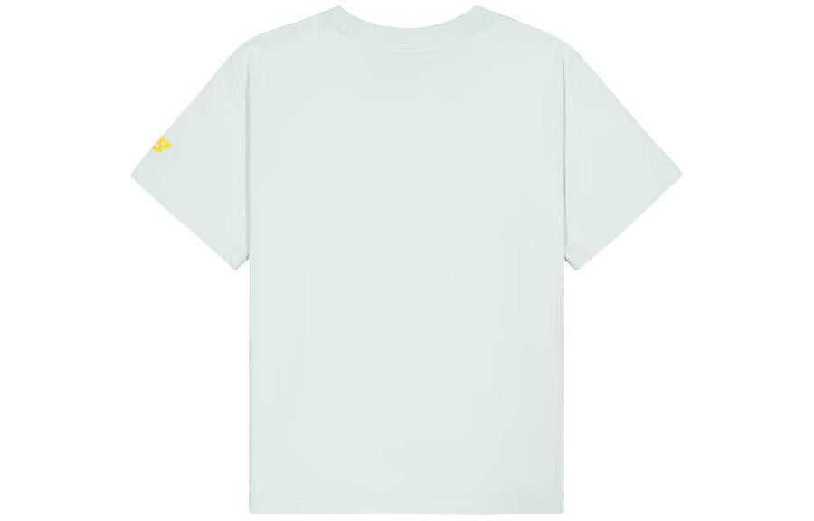 (WMNS) New Balance Cartoon Short Sleeve T-Shirt 'Light Blue' AWT41333-CYS