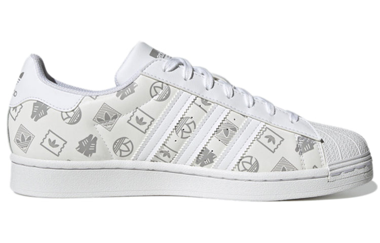 adidas originals Unisex Superstar Sneakers Silver/Grey GX8413