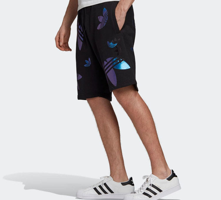 adidas originals Blue Logo Printing Casual Shorts Black GD0984