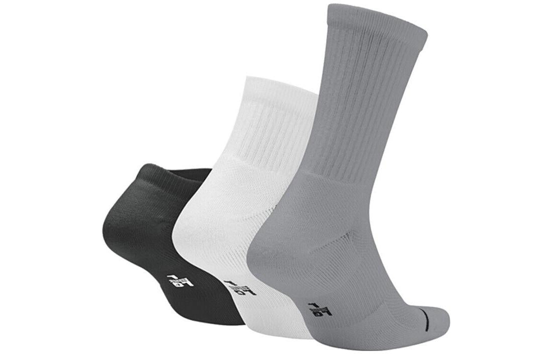 Air Jordan Waterfall Socks 3Pack 'Black White Grey' SX6274-011