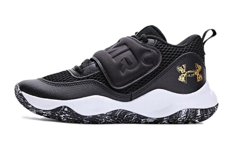 (GS) Under Armour Zone BB 2 'Black Metallic Gold' 3026637-001