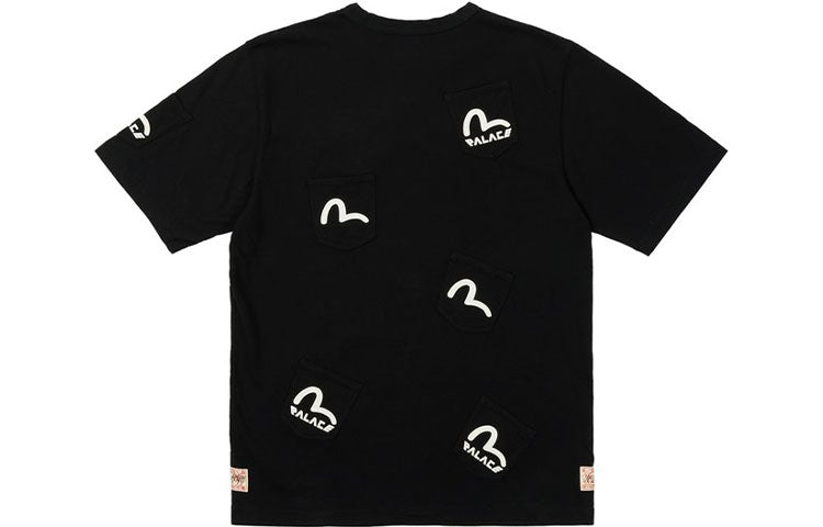 Palace X Evisu Multi Pocket T-Shirt 'Black' P21EVTS002