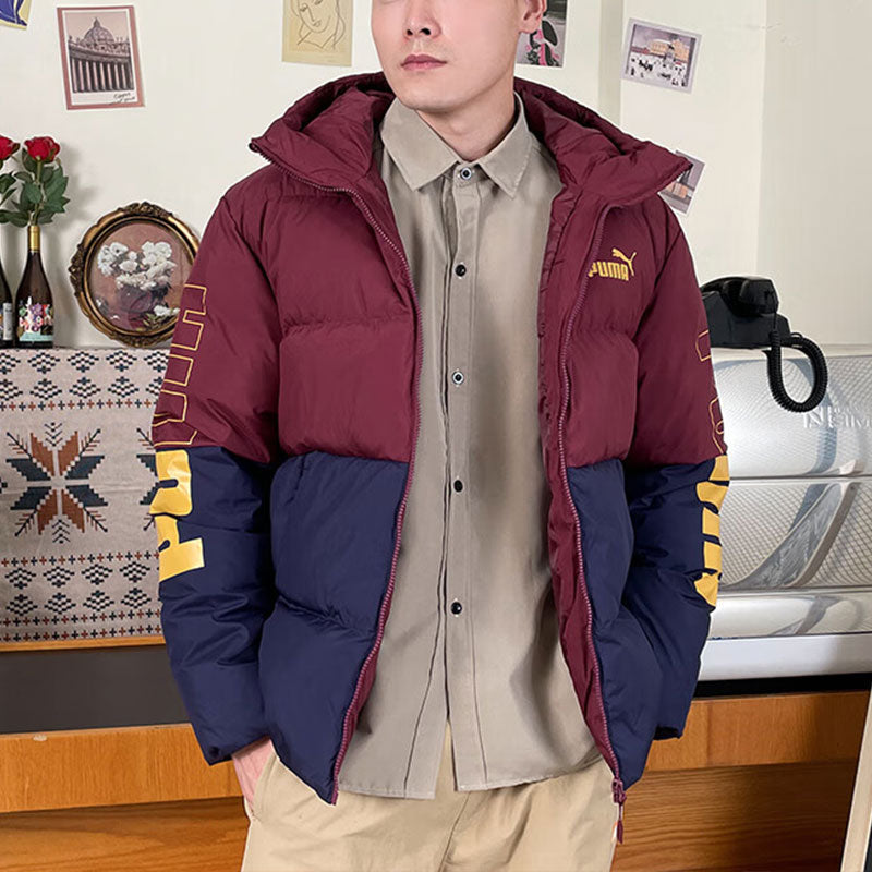 PUMA Colorblock Puffer Jacket 'Red' 678720-22