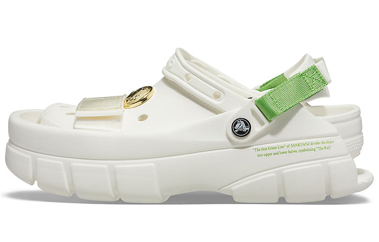 Crocs Sankuanz x Clog 'White Green' 206900-100
