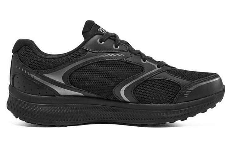 (WMNS) Skechers GO RUN 'Black Grey' 128280-BBK