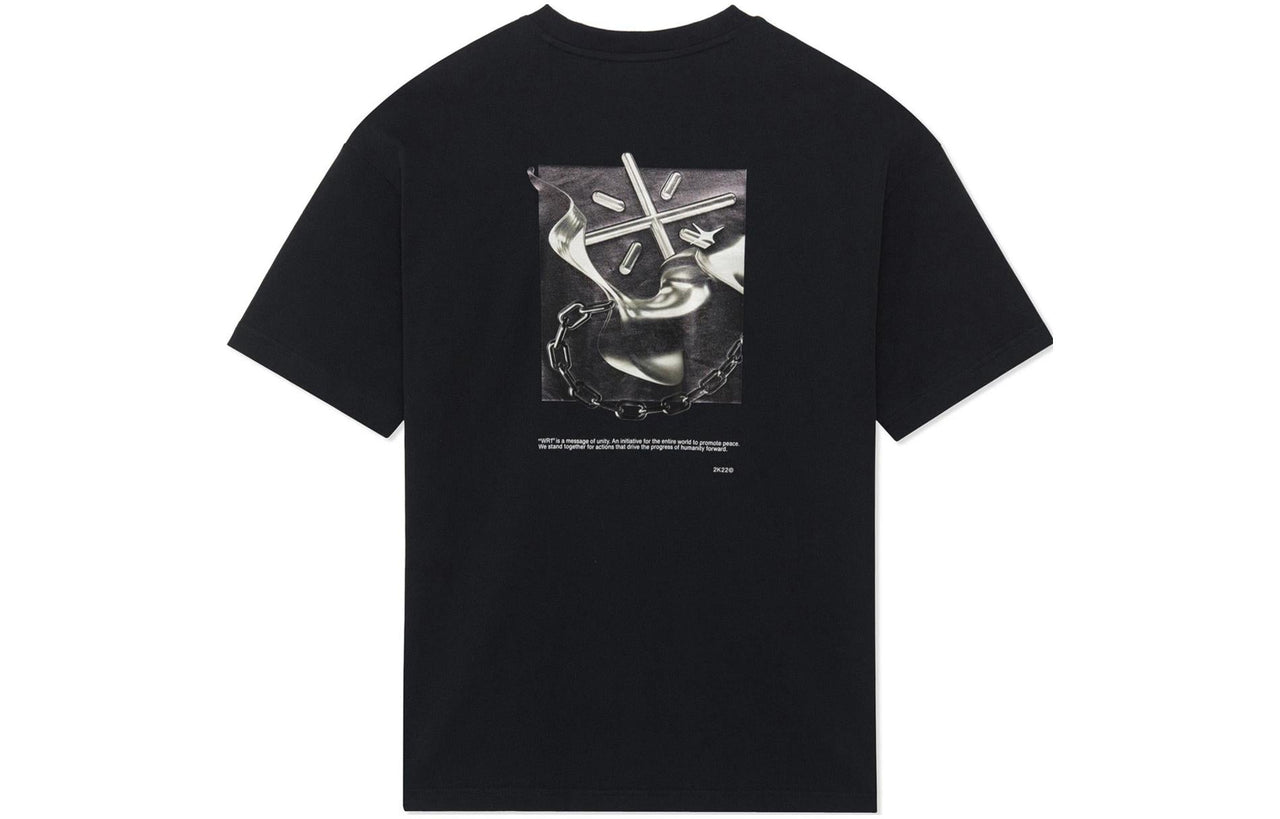Li-Ning x Glare Way Of Wade Graphic T-shirt 'Black' AHSS649-1