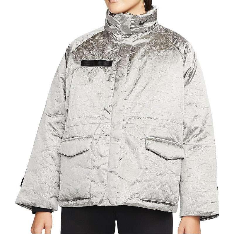 (WMNS) AS W Nike Sportswear TF Turf REVIVAL SHINE JKT Jacket GREY HAZE DD4647-013
