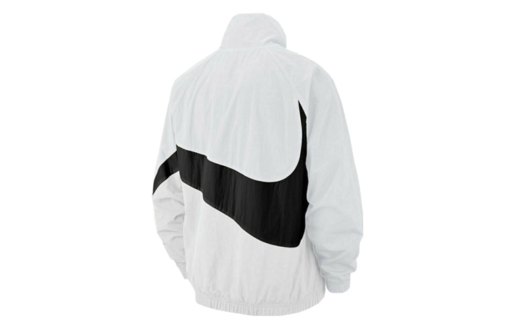 Nike Big Swoosh Sportswear Ar3132-100 Woven Jacket White AR3132-100