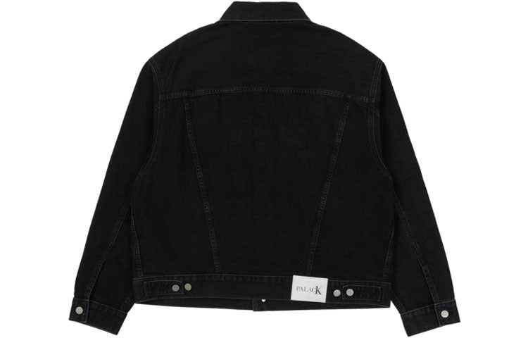 Palace X Calvin Klein Relaxed Trucker Denim Jacket 'Black' 40302UC-002