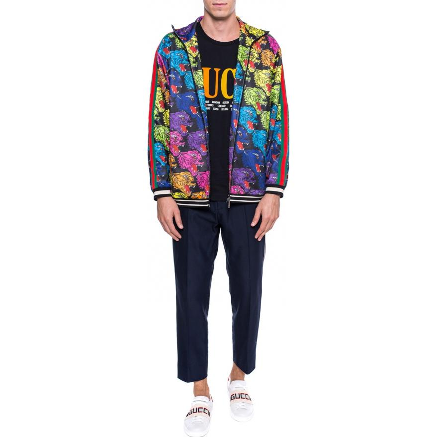 Gucci Panther Face Technical Jersey Jacket 'Multicolor' 526577-X9X26-1082