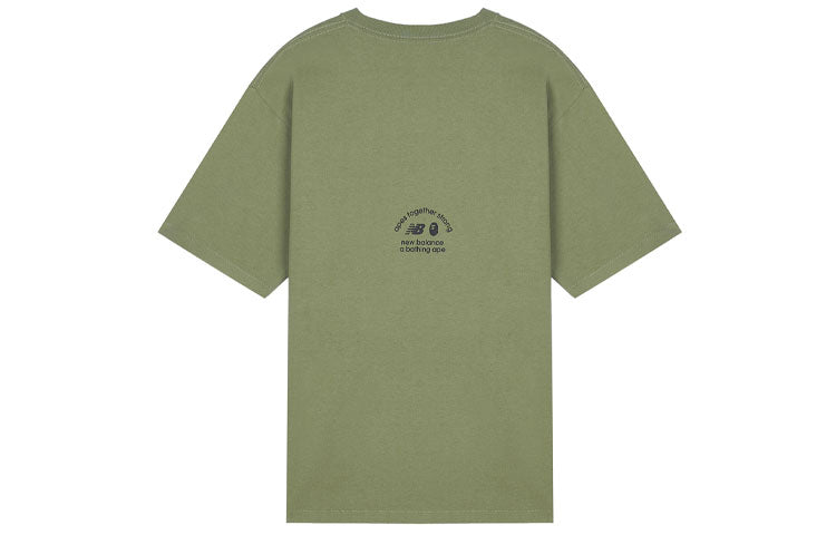 New Balance x A Bathing Ape T-Shirt 'Green' BATE2000-GRX