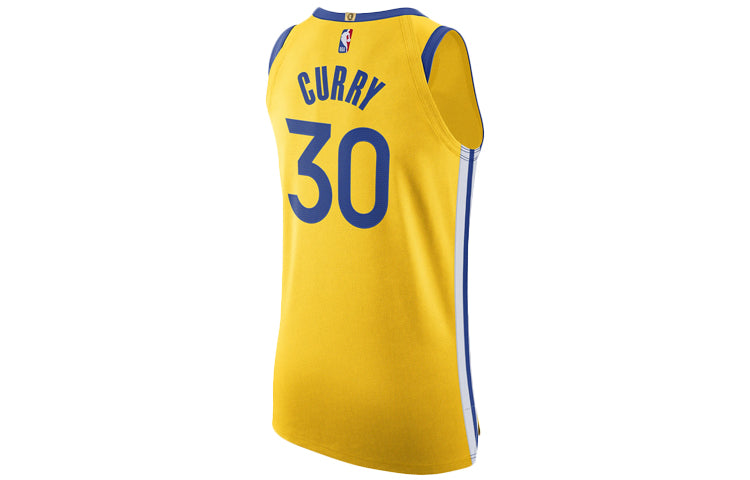 Nike NBA Jersey Basketball Jersey/Vest AU Player Edition Golden State Warriors Yellow AT9842-728