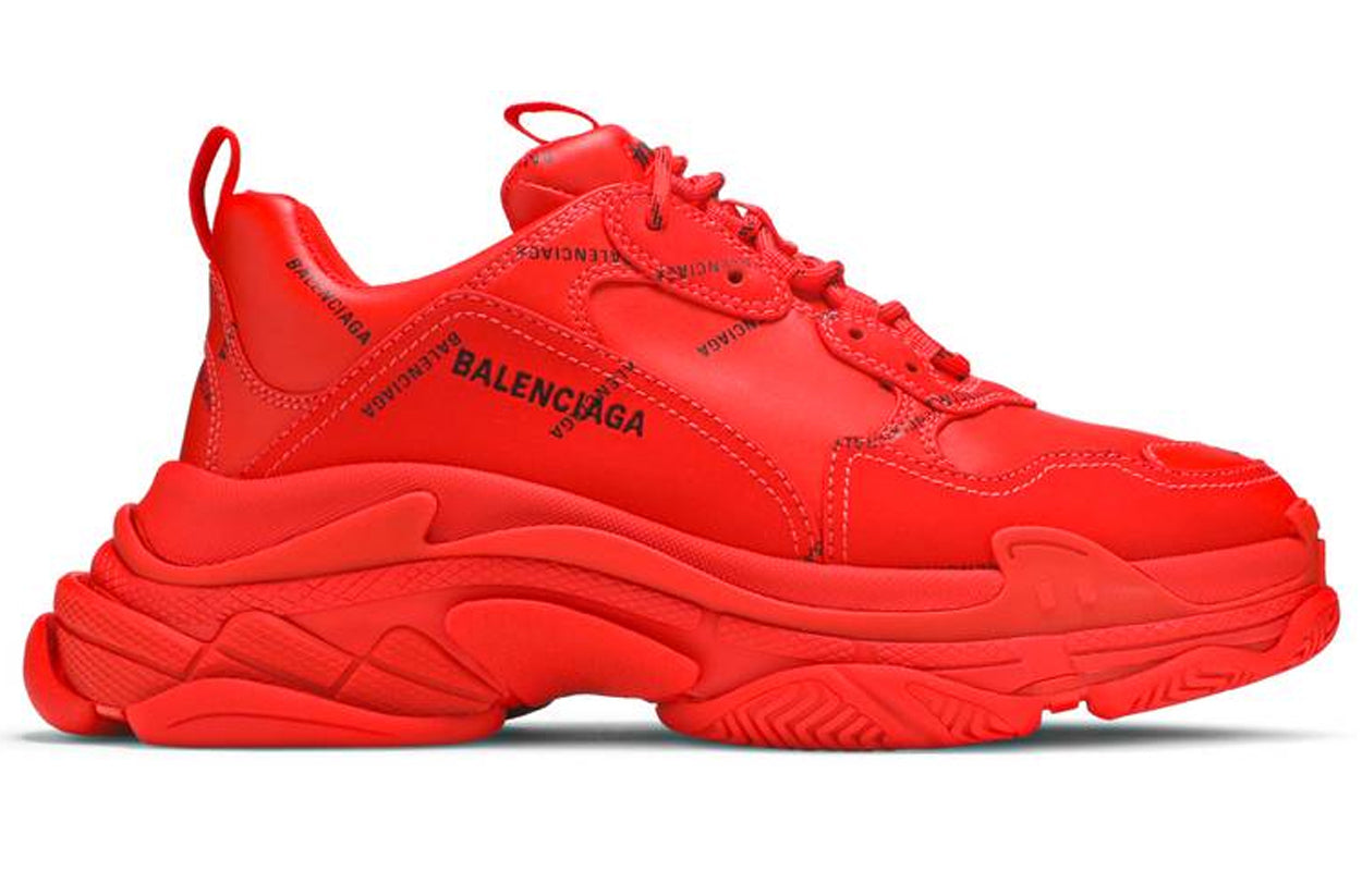Balenciaga Triple S Sneaker 'Allover Logo - Red' 536737-W2FA1-6010