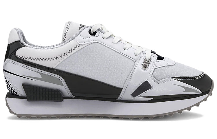 (WMNS) PUMA Mile Rider 'Sunny Getaway - White Black' 373443-05