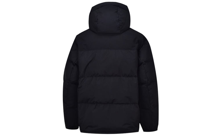 New Balance Warm Hooded Down Jacket 'Black White' NPA43131-BK