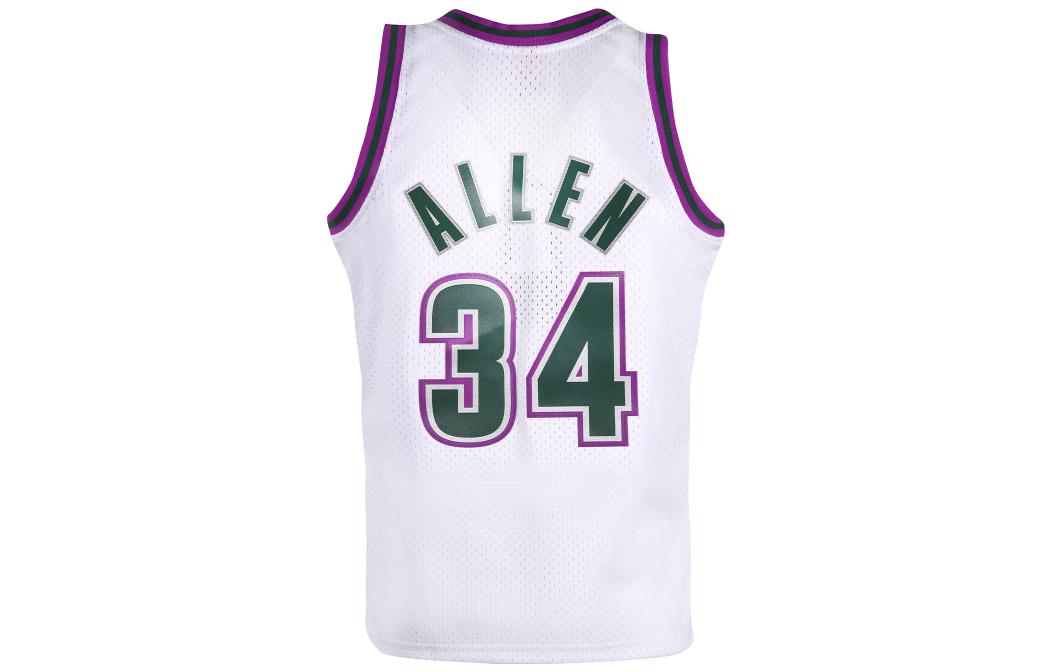 Mitchell & Ness NBA Swingman Jersey 'Milwaukee Bucks - Ray Allen 1996-97' SMJY3134-MBU96RALWHIT