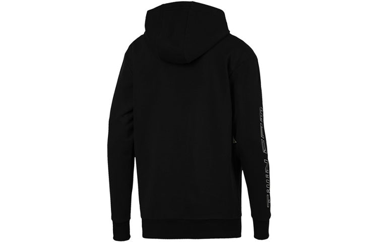 PUMA BMW Motorsport Street Midlayer Hoodie 'Black Blue Red White' 595181-01