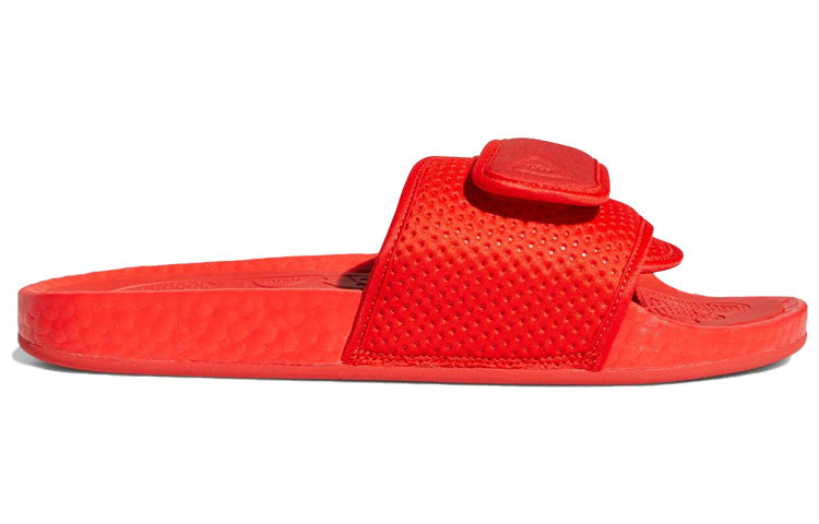 Adidas Pharrell x Boost Slides 'Active Red' FY6140