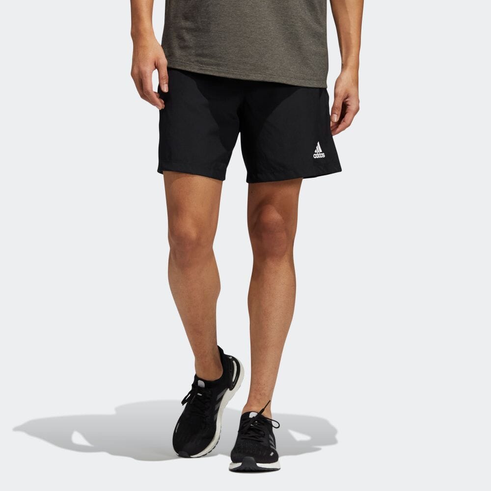 adidas Aerormotion Casual Breathable Sports Woven Lacing Shorts Black GU6387