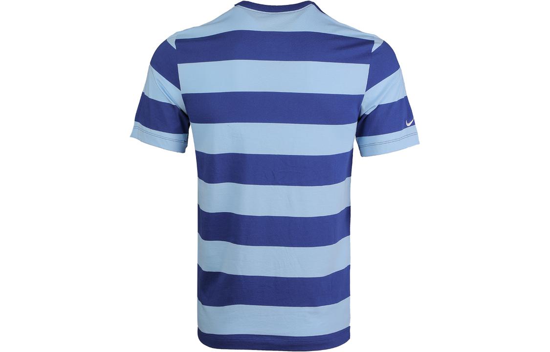 Nike Swoosh Stripe Short Sleeve Blue CQ5197-436