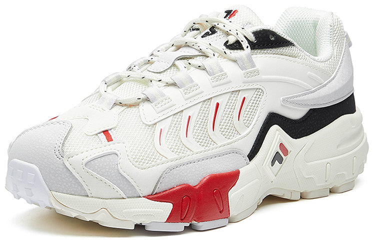(WMNS) FILA Retro Running Shoes White/Red/Black F12W041115FNF