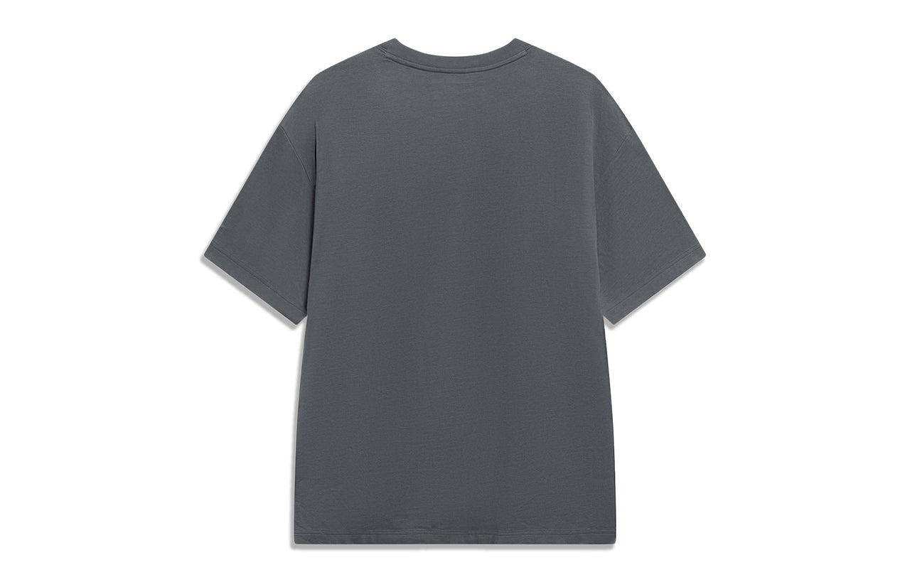 Li-Ning Anything Is Possible Graffiti T-shirt 'Smoke Grey' AHST553-5