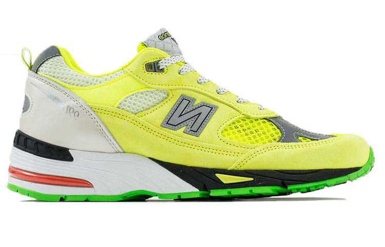 New Balance Aries x 991 Made in England 'Neon Yellow' M991AFL